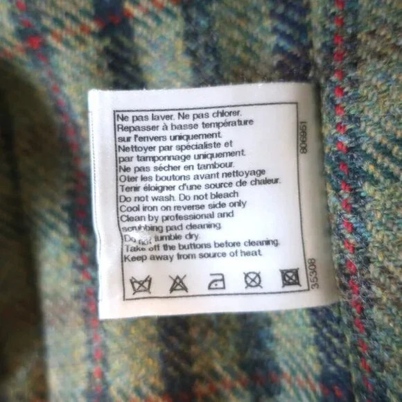 Chanel 2013 Paris-Edinburgh Snakeskin-Trimmed Plaid Jacket Brown Size 40 - Picture 10 of 10